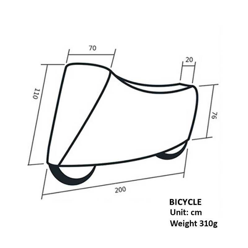 Heavy Duty 2-Bike Outdoor Waterproof Cover