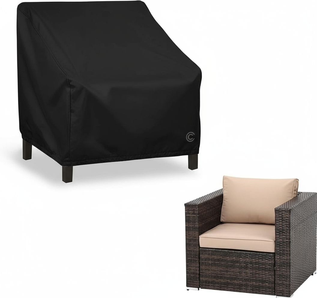 Outdoor Chair Cover – 420D Heavy-Duty Oxford Waterproof Patio Furniture Protector