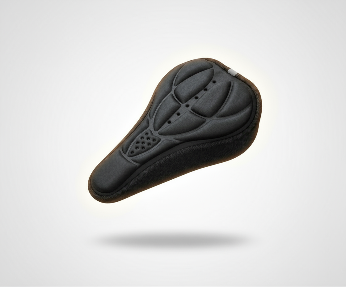 Thick Silicone Bike Seat Cover Comfort Gel Cycling Bicycle Saddle Cushion Pad AU