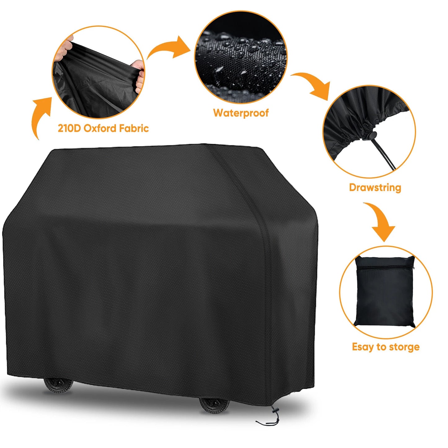 BBQ Covers Waterproof Barbecue Covers Grill Patio Protector Heavy Duty