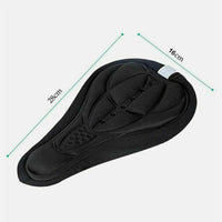 Thick Silicone Bike Seat Cover Comfort Gel Cycling Bicycle Saddle Cushion Pad AU