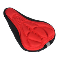 Thick Silicone Bike Seat Cover Comfort Gel Cycling Bicycle Saddle Cushion Pad AU