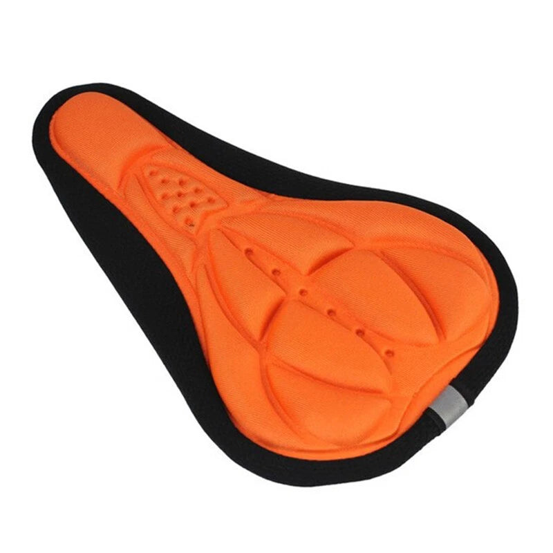 Thick Silicone Bike Seat Cover Comfort Gel Cycling Bicycle Saddle Cushion Pad AU