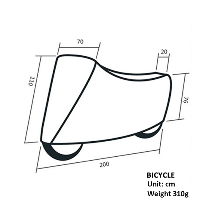 Heavy Duty 2-Bike Outdoor Waterproof Cover