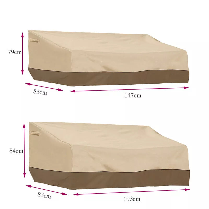 Patio Chair Cover Lounge Deep Seat Cover Waterproof Outdoor Lawn Furniture Cover